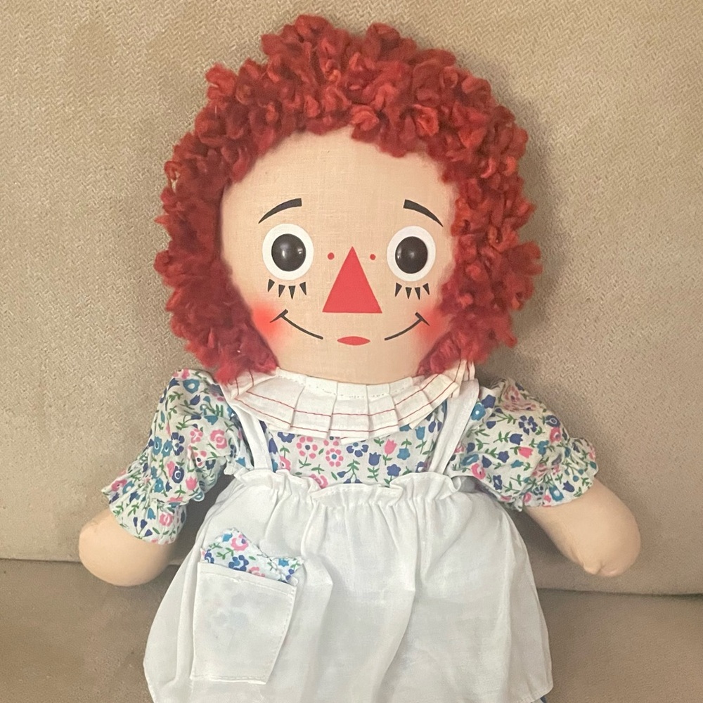 Vintage Knickerbocker Rare Original Raggedy Ann Doll